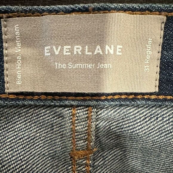 Everlane the summer jean distressed size 31 - Picture 4 of 4